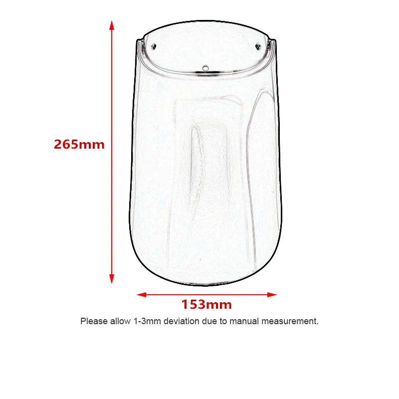 For BMW R18 Front Fender Mudguard Splash Guard Fit For BMW R18 Classic R 18 2021 2022 2023 Motorcycle Accessories