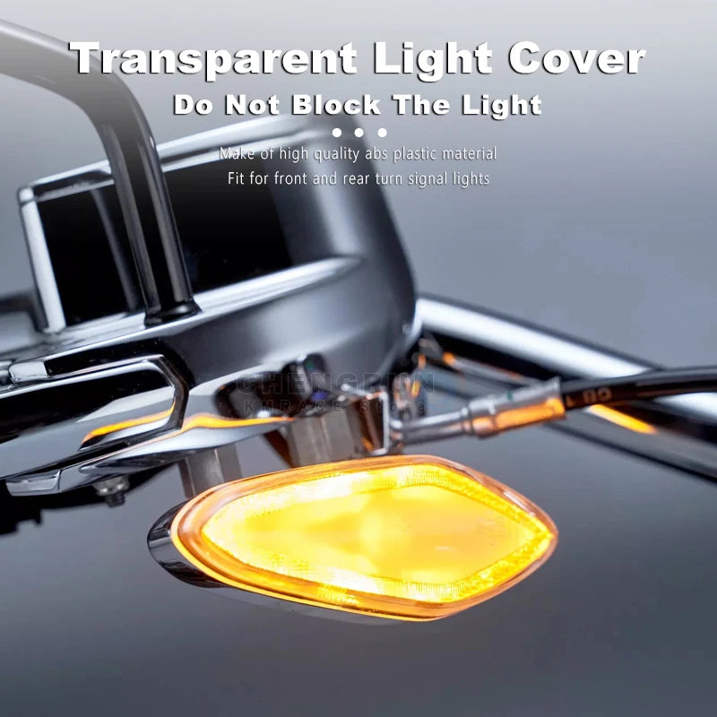 Motorcycle Turn Signal Lights Cover ABS Plastic for BMW R18 Transcontinental Classic Accessories 2020-2024 Flashing Light Shell
