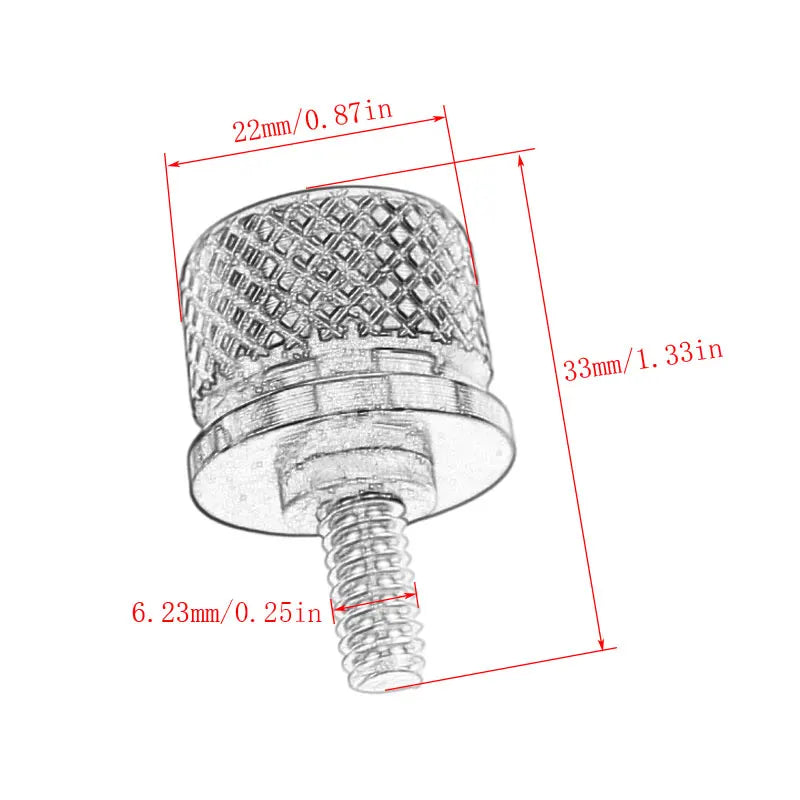 Motorcycle R 18 Fender Rear Seat Fixing Screw Bolt Quick Decorative Cap Screws Accessories For BMW R18 Classic 100 2020-2023