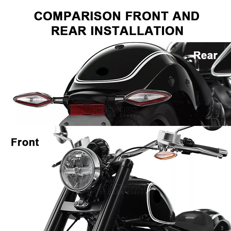 Motorcycle Turn Signal Lights Cover ABS Plastic for BMW R18 Transcontinental Classic Accessories 2020-2024 Flashing Light Shell