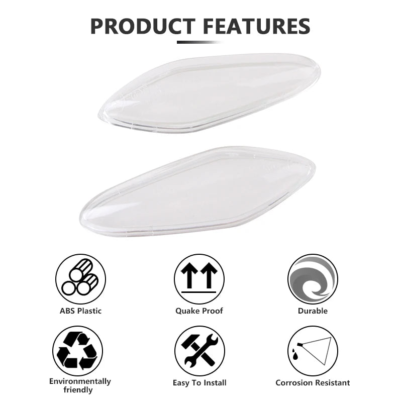 Motorcycle Turn Signal Lights Cover ABS Plastic for BMW R18 Transcontinental Classic Accessories 2020-2024 Flashing Light Shell