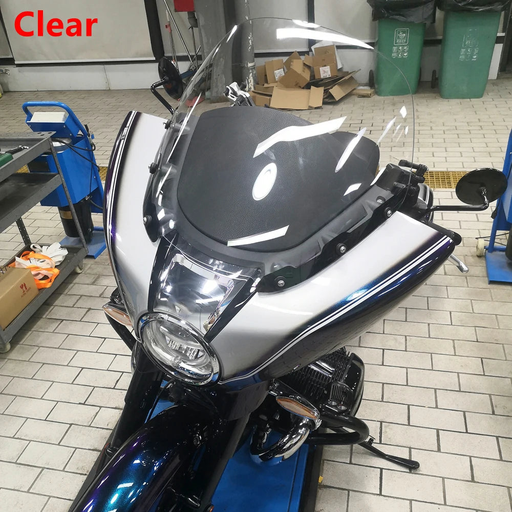 FOR BMW R18 Bagger R 18 Transcontinental Motorcycle Windscreen Windshield Cover Wind Screen Shield Airflow Deflectors