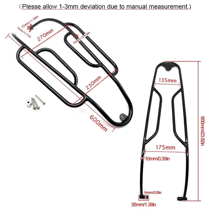2023 New R18 Motorcycle Fuel Tank Rack Bracket For BMW R 18 Classic 2021-2022 Tank Railing Luggage Rack Fuel Tank Panel Bracket