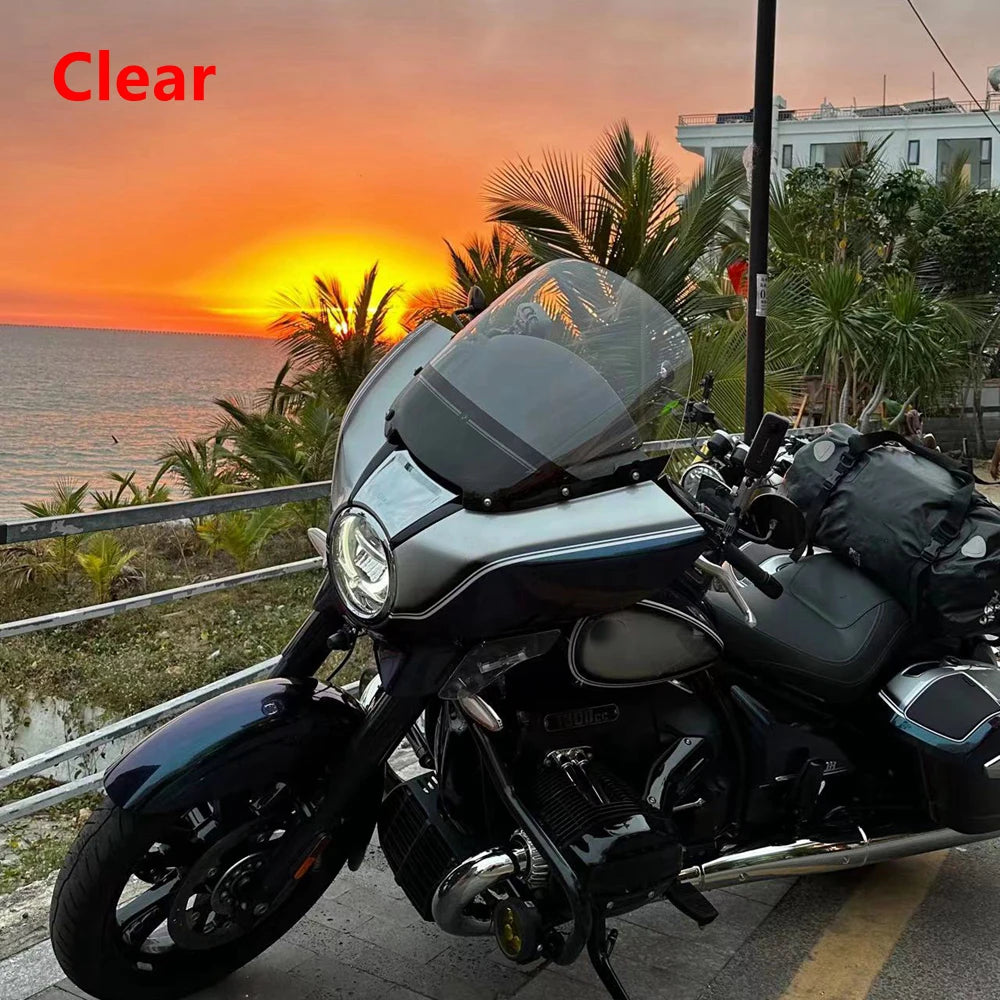 FOR BMW R18 Bagger R 18 Transcontinental Motorcycle Windscreen Windshield Cover Wind Screen Shield Airflow Deflectors
