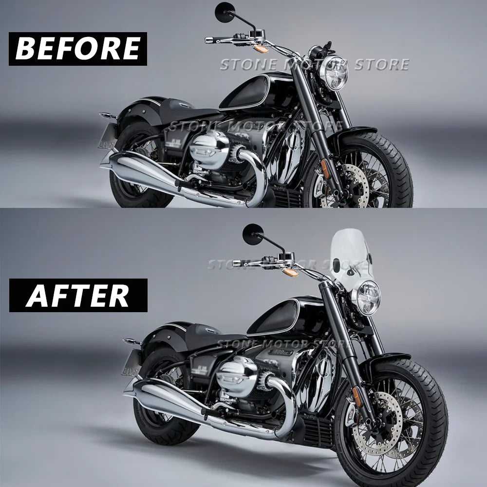 For BMW R18 R 18 R18 100 Years 2021 2022 2023 Motorcycle WindScreen Windshield Viser VIsor Double Bubble Screen