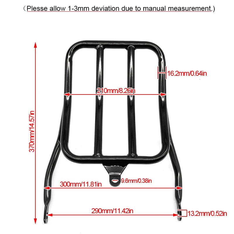 Fit for BMW R18 Rear Seat Luggage Carrier Rack Support Frame R 18 2020 2021 2022 2023 Luggage Bag Bracket Motorcycle Accessories