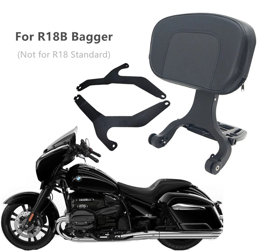 For BMW R18 B Bagger R18B Accessories Multi-Purpose Adjustable Driver Passenger Backrest Sissy Bar