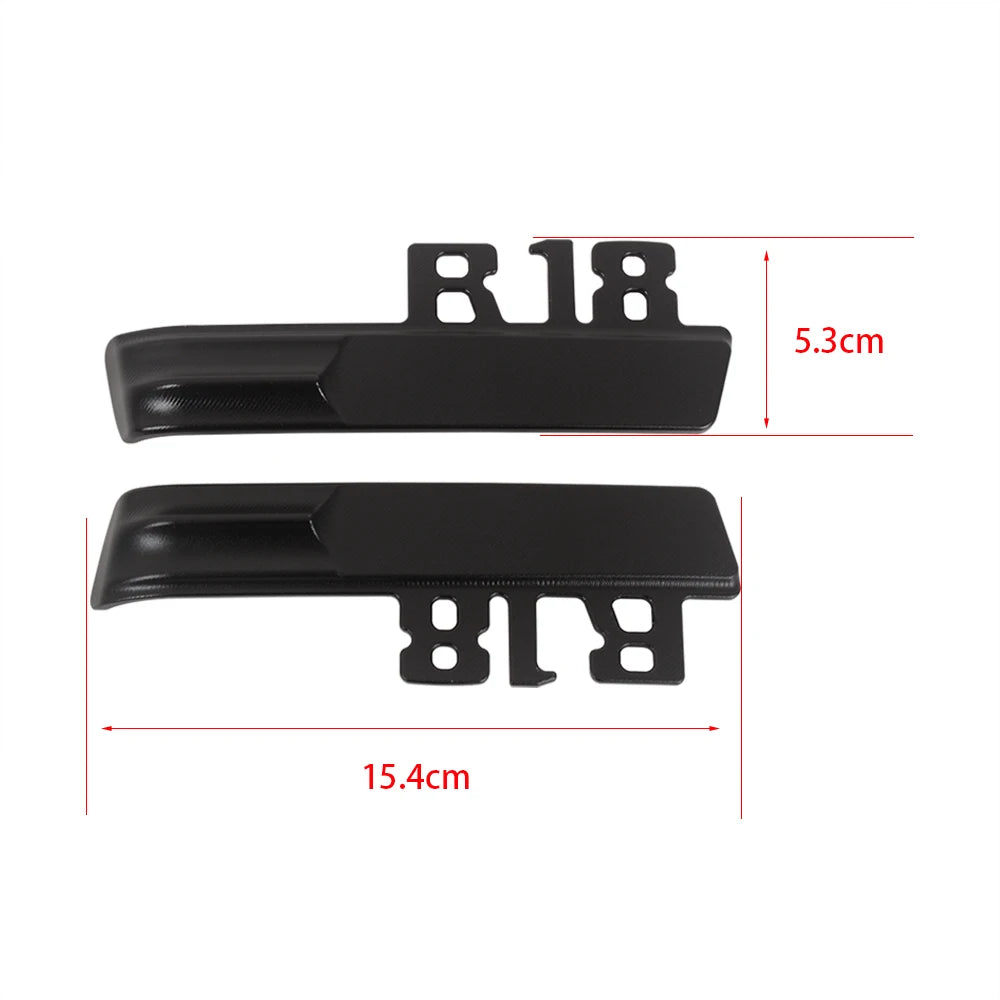 Motorcycle Battery Side Fairing Cover Logo Plate Black Silver For BMW R18 R 18 2020 2021 2022 2023