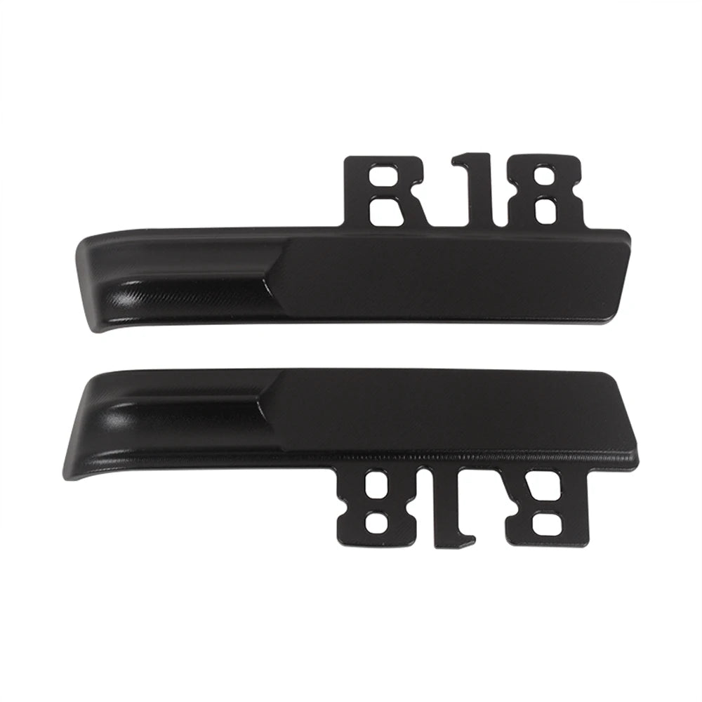 Motorcycle Battery Side Fairing Cover Logo Plate Black Silver For BMW R18 R 18 2020 2021 2022 2023