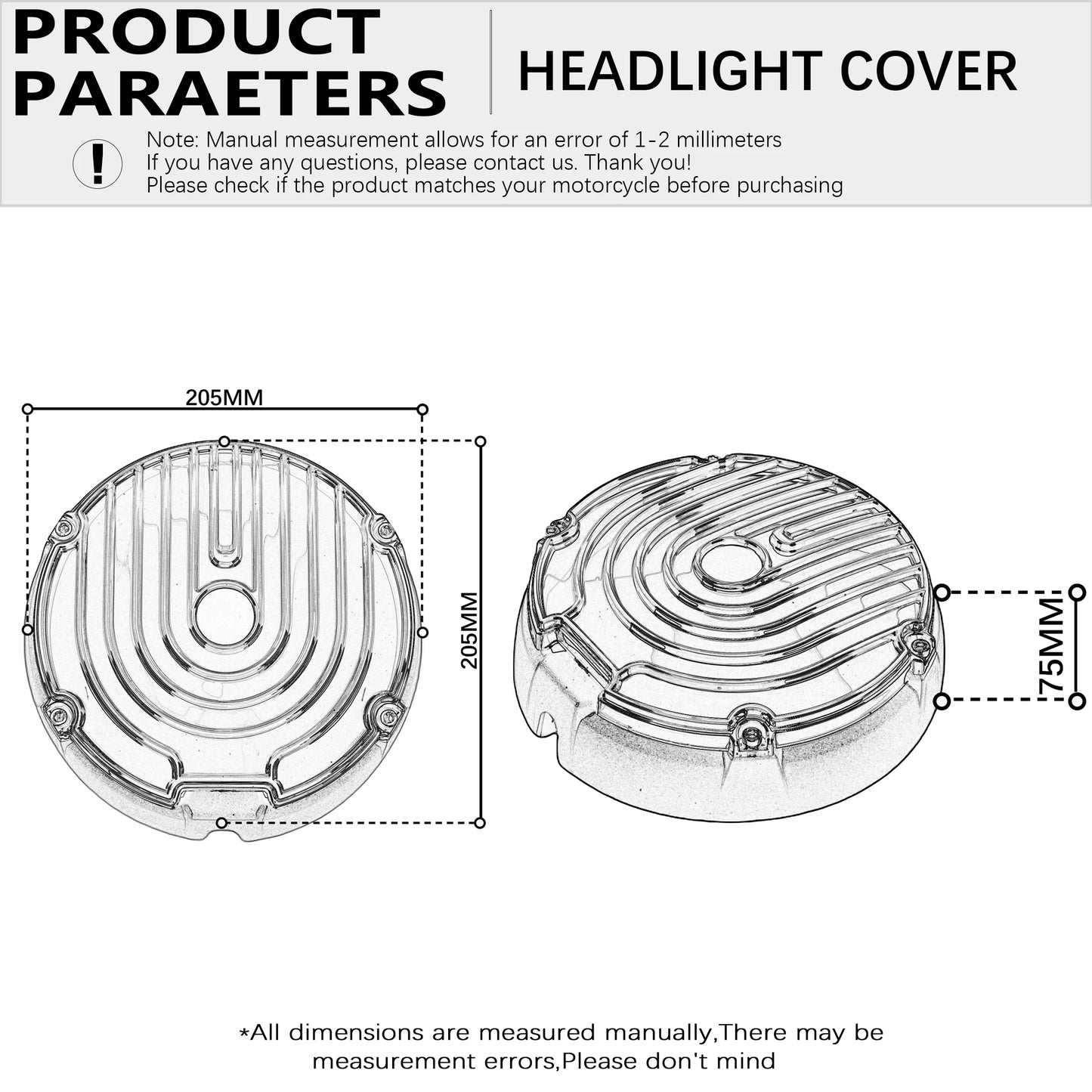 New Motor Accessorie Headlight Guard Protector Grille Grill Cover HeadLight For BMW R18 r 18 R12 R1200 nineT R nineT 2014-2024