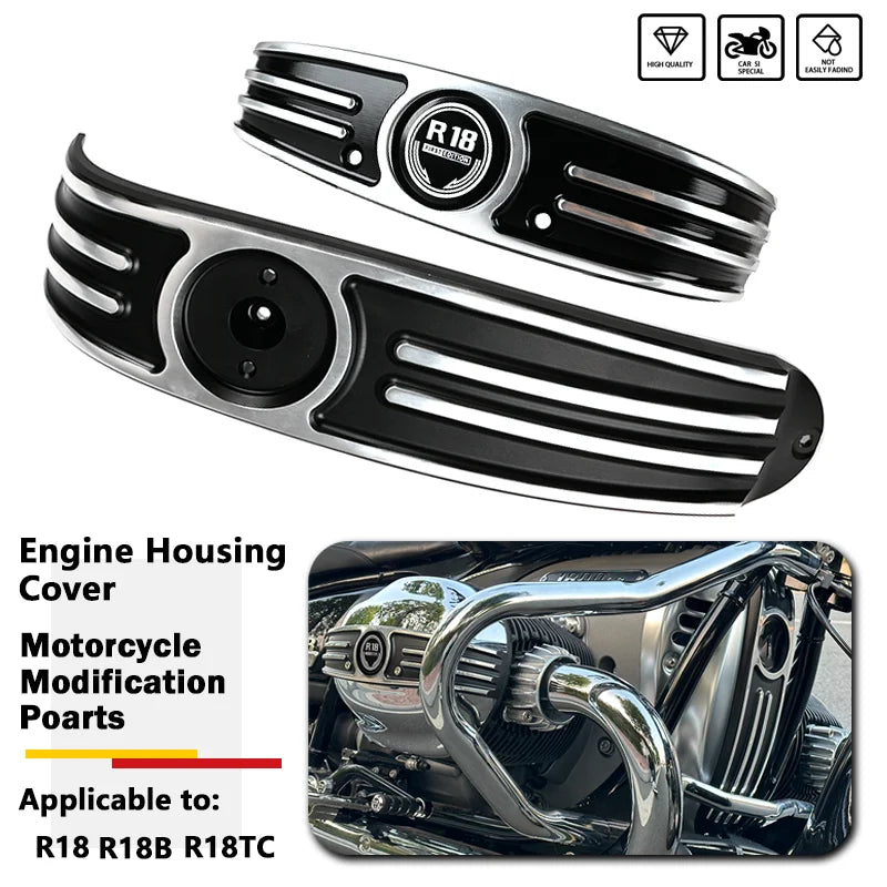 For BMW R 18 Classic 100 Years R18B R18 B/Roctane/Transcontinental Motorcycle Cylinder Head Protector Engine Housing Trim Cover