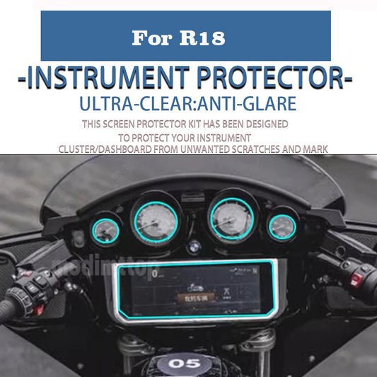 For BMW R18 Cluster Scratch Protection Film Screen Protector Motorcycle Accessories